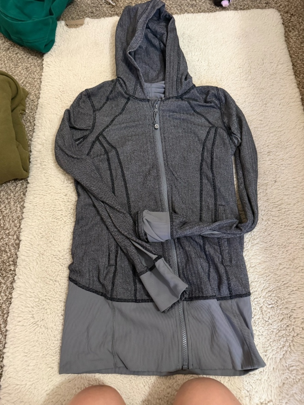 Lululemon Daily Practice Jacket Slate Gray Women’s Size 6 Athletic Sportswear